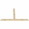Ekena Millwork Portland Rough Sawn Timber Gable Bracket, Douglas Fir, 96"W x 60"H x 2"D x 6"F, 15/12 Pitch GBW096X60X0206POR00RDF - alternate 2